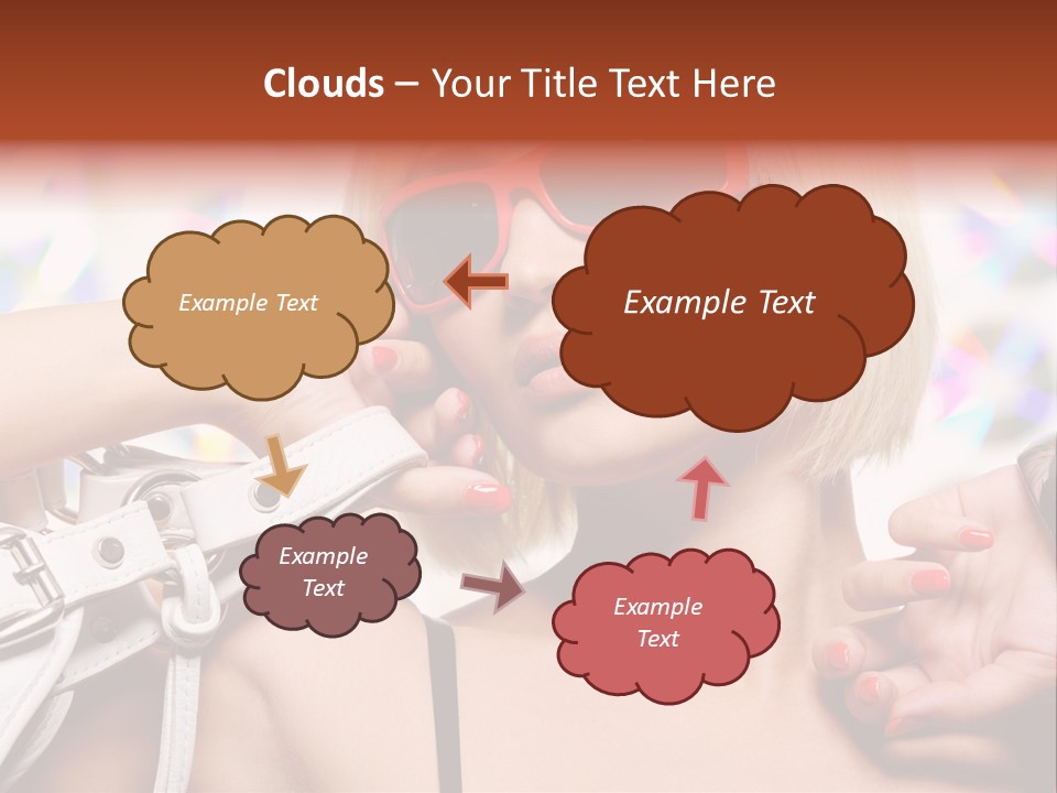 White Fashion Serene PowerPoint Template