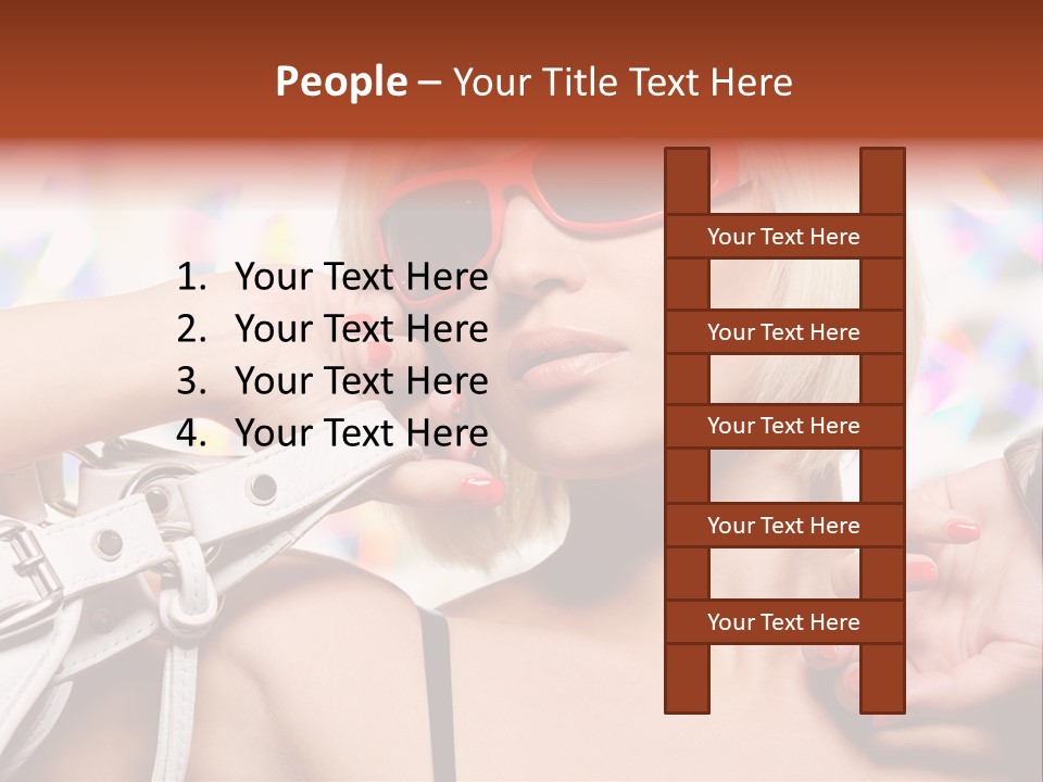 White Fashion Serene PowerPoint Template