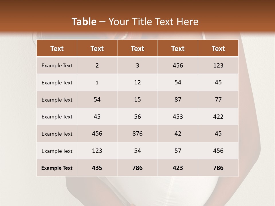 Pregnant Belly Black PowerPoint Template