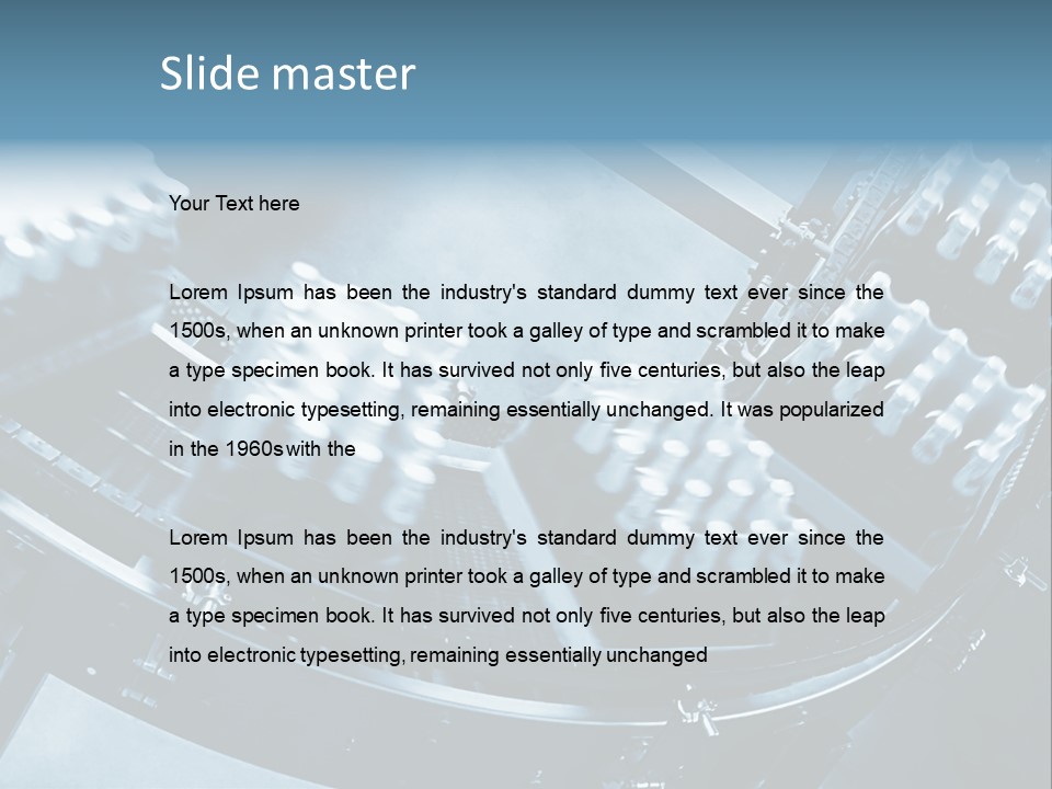 Bottle Frame Transportation PowerPoint Template