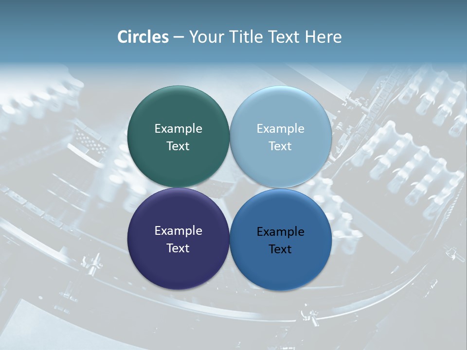 Bottle Frame Transportation PowerPoint Template