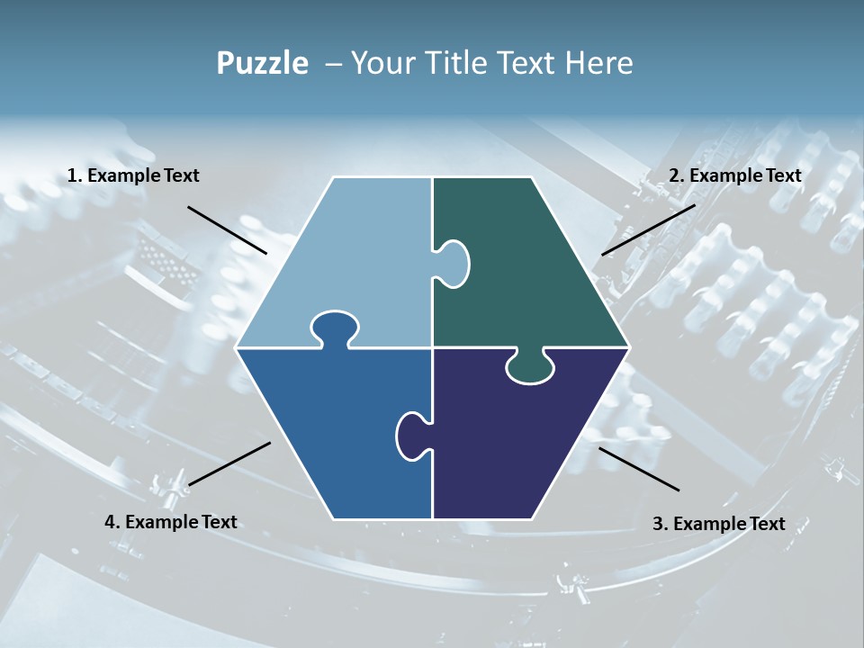 Bottle Frame Transportation PowerPoint Template