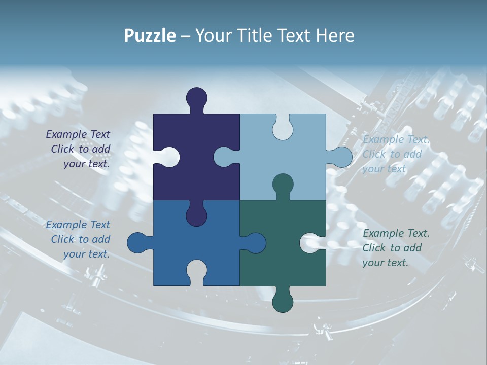 Bottle Frame Transportation PowerPoint Template