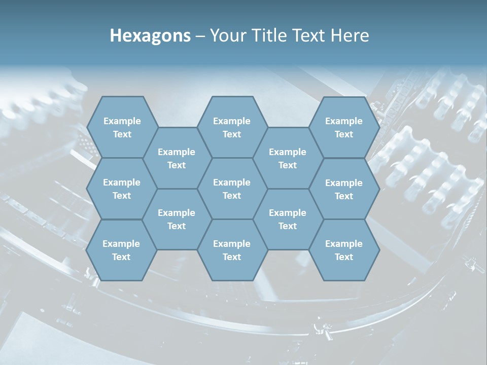 Bottle Frame Transportation PowerPoint Template