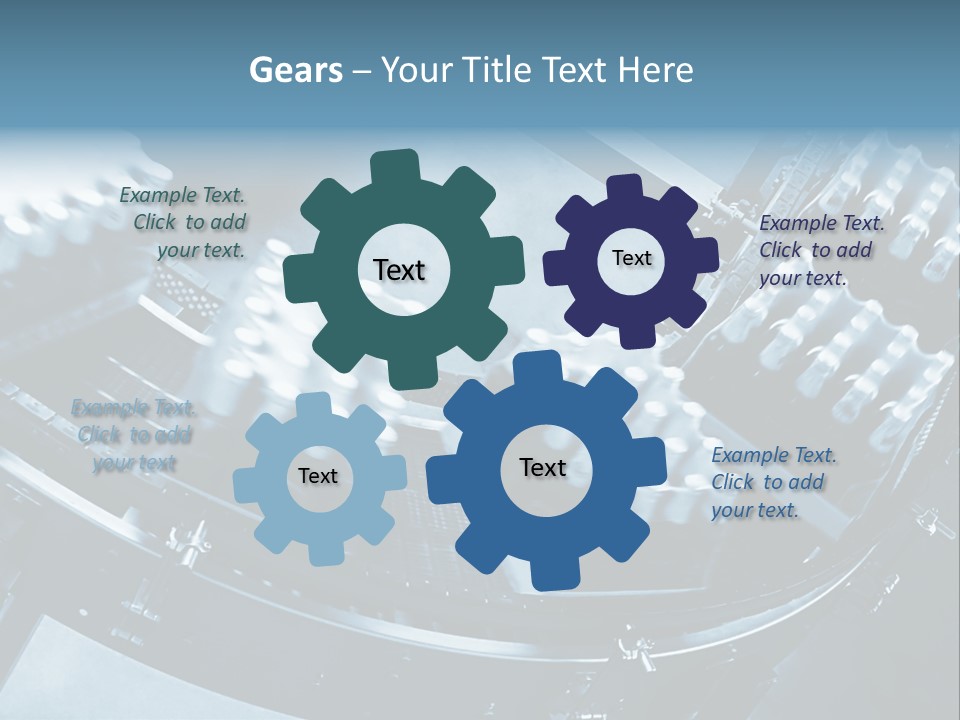 Bottle Frame Transportation PowerPoint Template