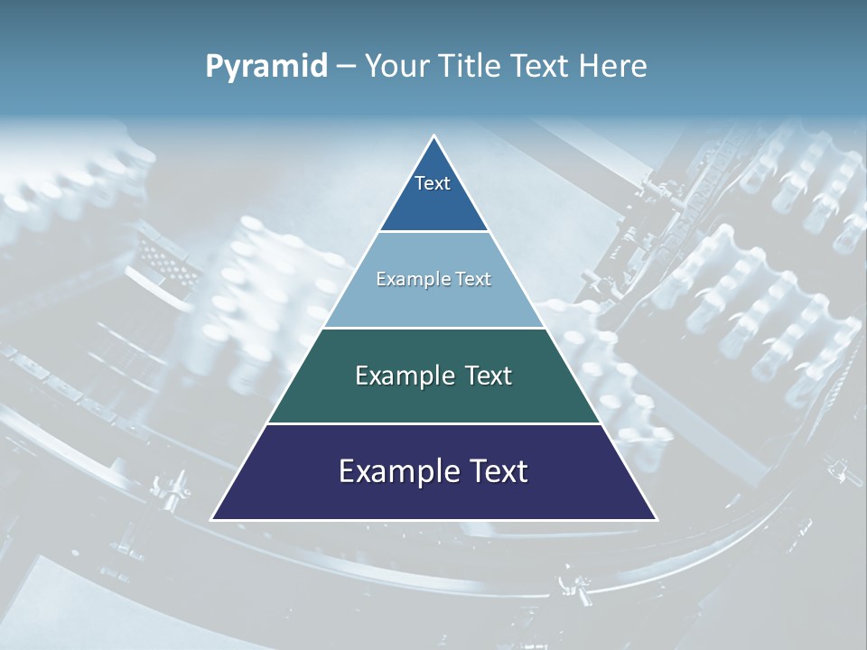 Bottle Frame Transportation PowerPoint Template