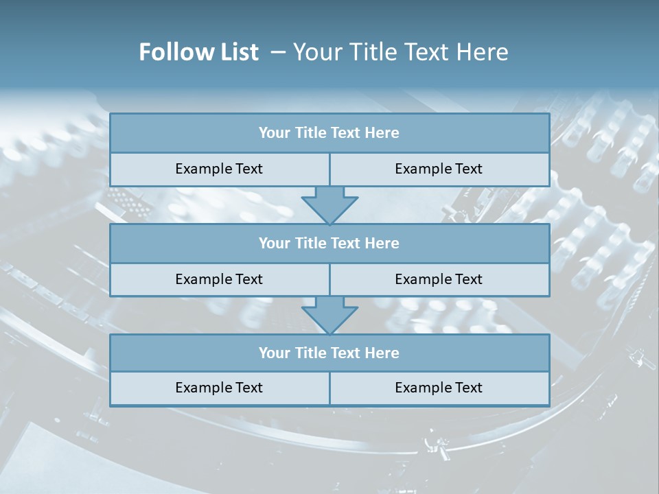 Bottle Frame Transportation PowerPoint Template