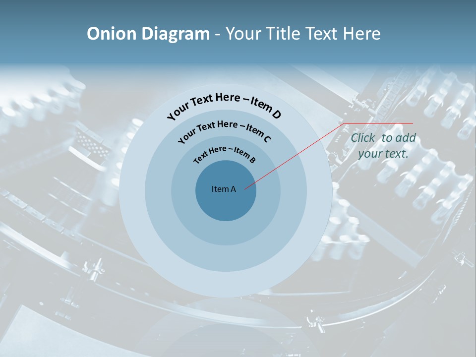 Bottle Frame Transportation PowerPoint Template