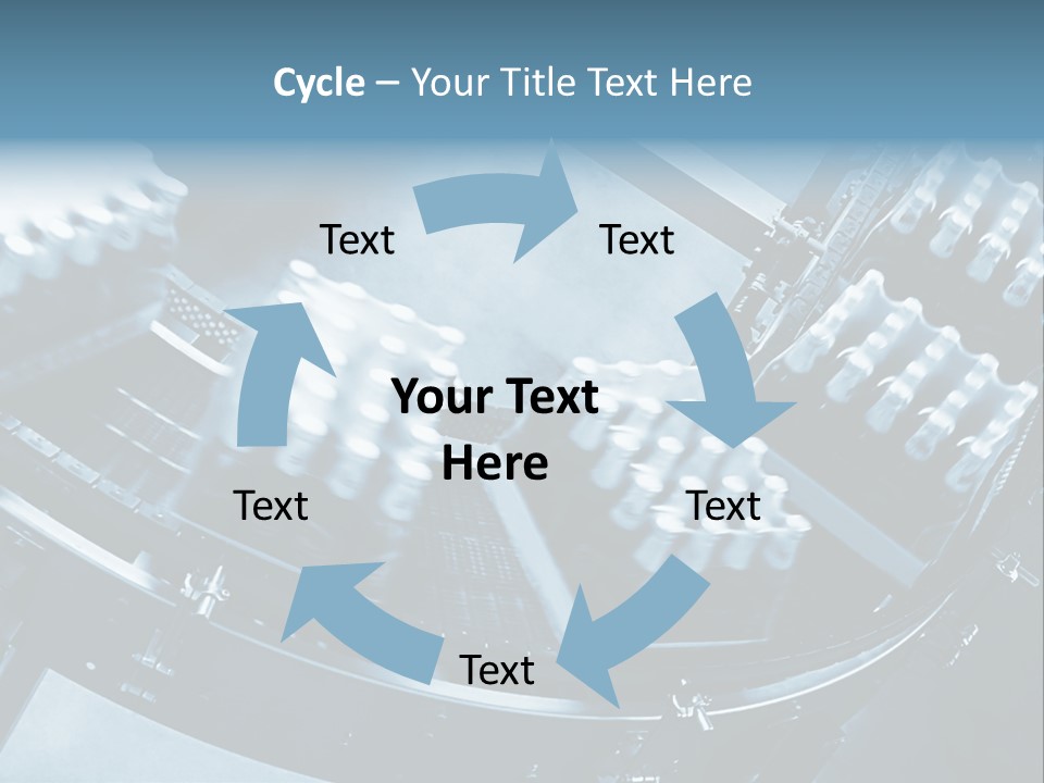 Bottle Frame Transportation PowerPoint Template