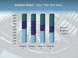 Bottle Frame Transportation PowerPoint Template