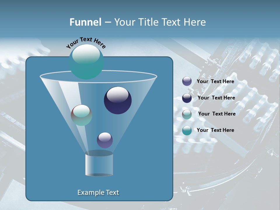 Bottle Frame Transportation PowerPoint Template