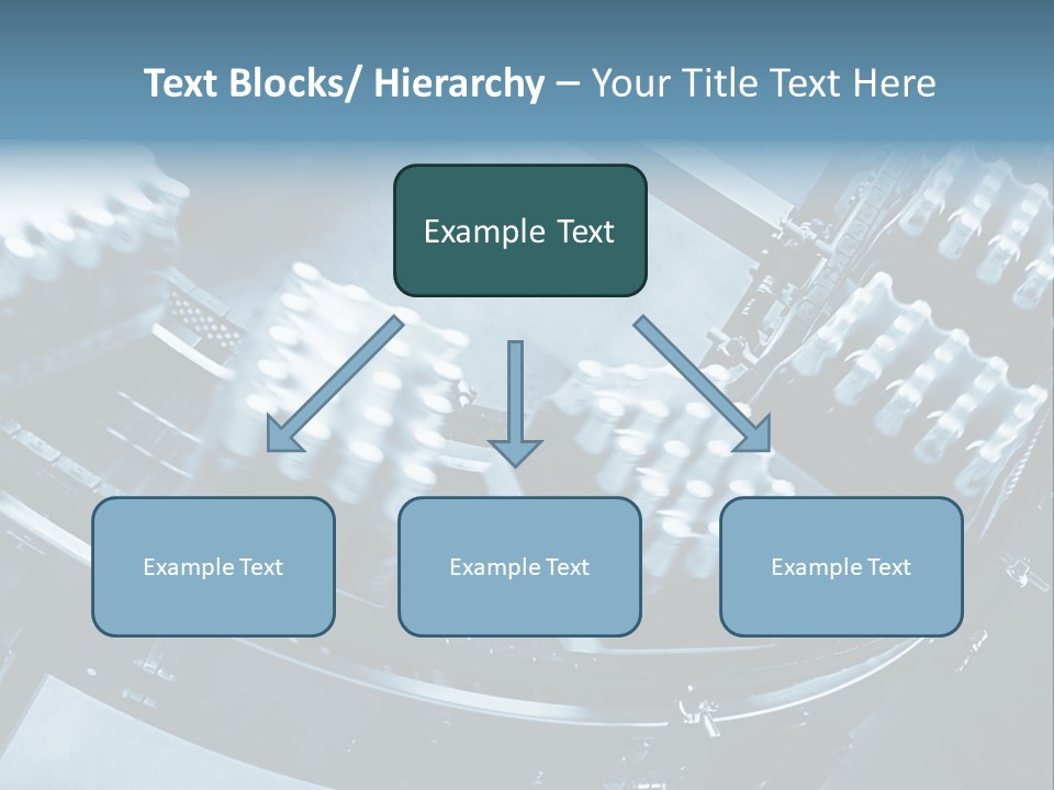 Bottle Frame Transportation PowerPoint Template