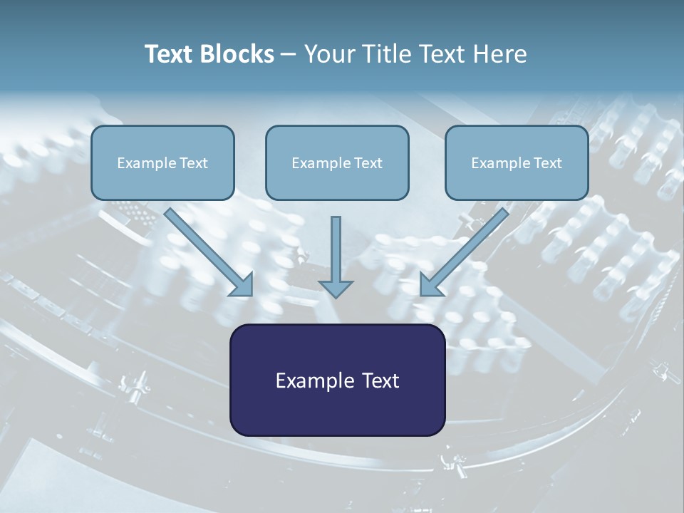 Bottle Frame Transportation PowerPoint Template