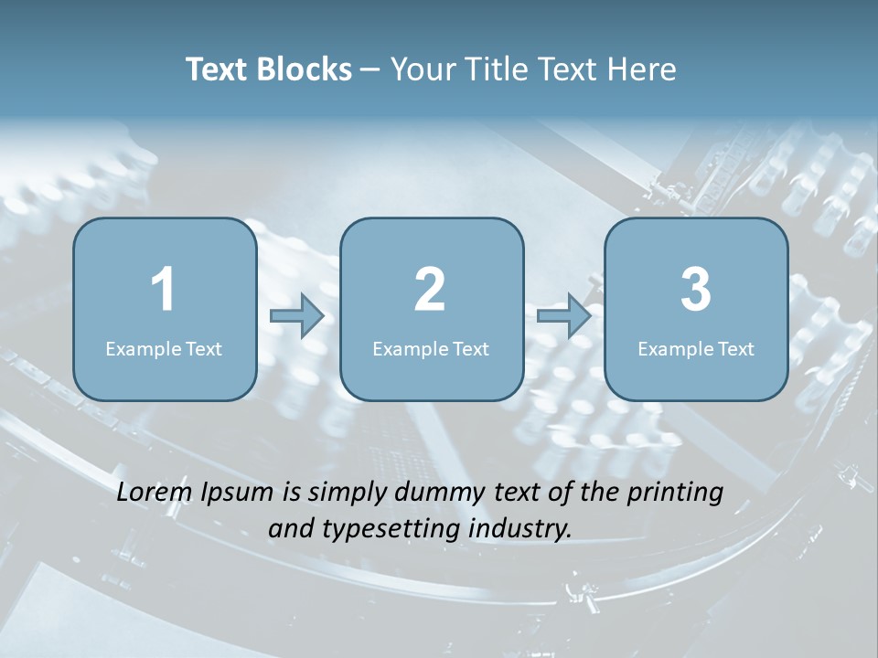 Bottle Frame Transportation PowerPoint Template