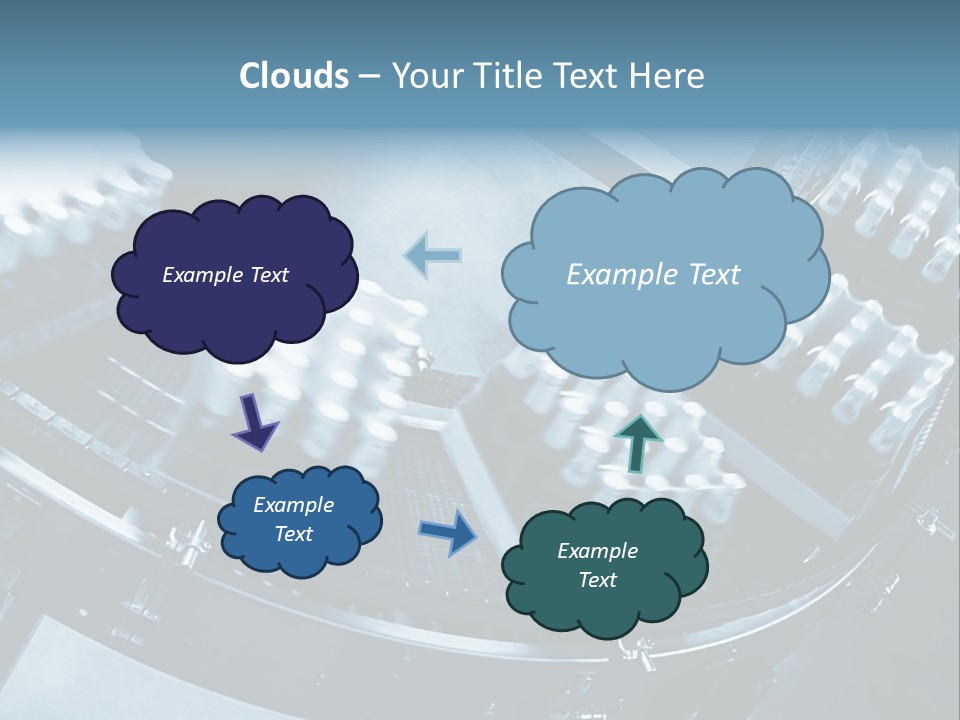 Bottle Frame Transportation PowerPoint Template
