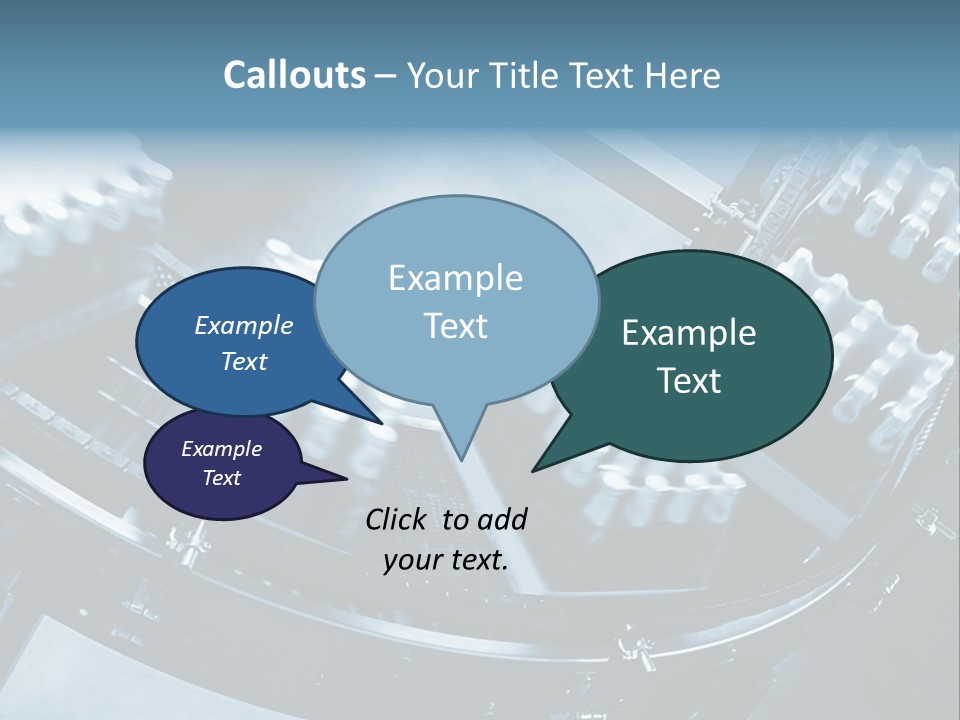 Bottle Frame Transportation PowerPoint Template