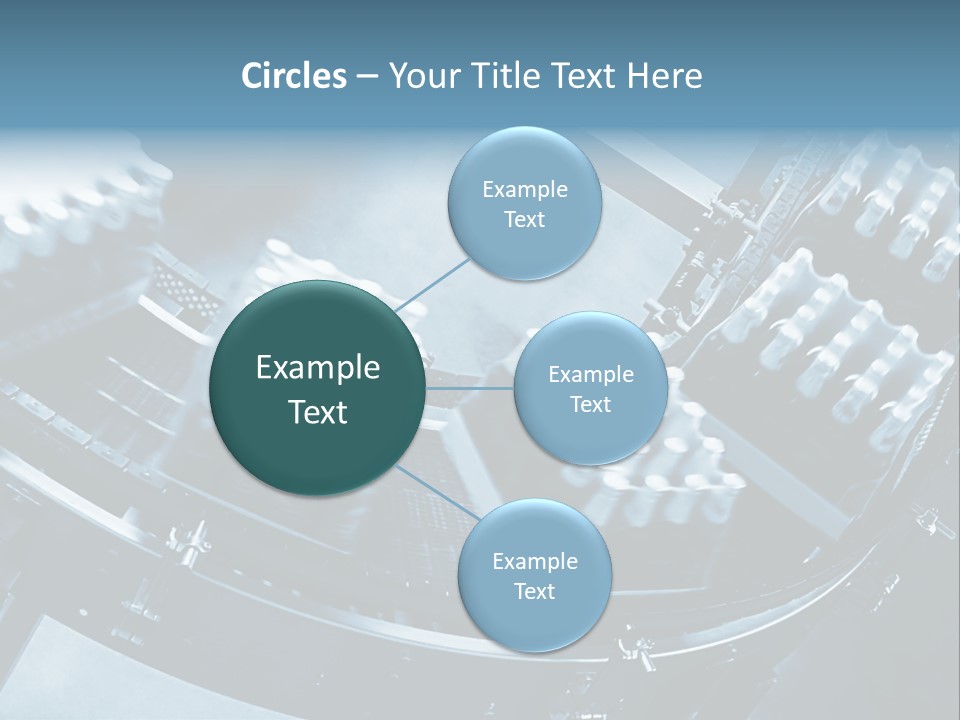 Bottle Frame Transportation PowerPoint Template