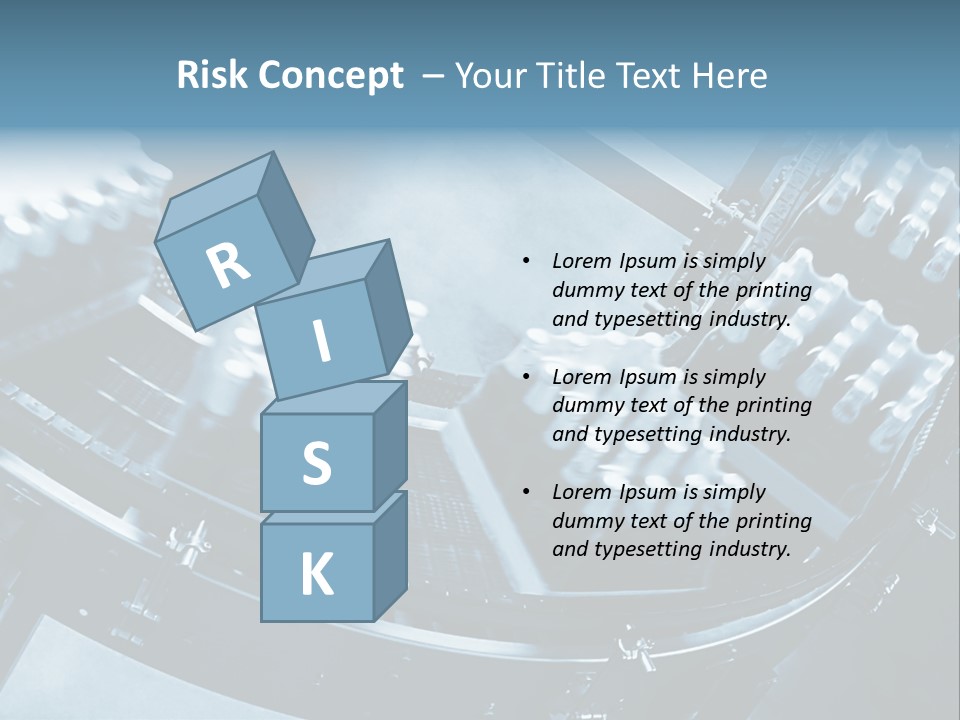 Bottle Frame Transportation PowerPoint Template