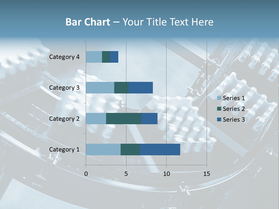 Bottle Frame Transportation PowerPoint Template