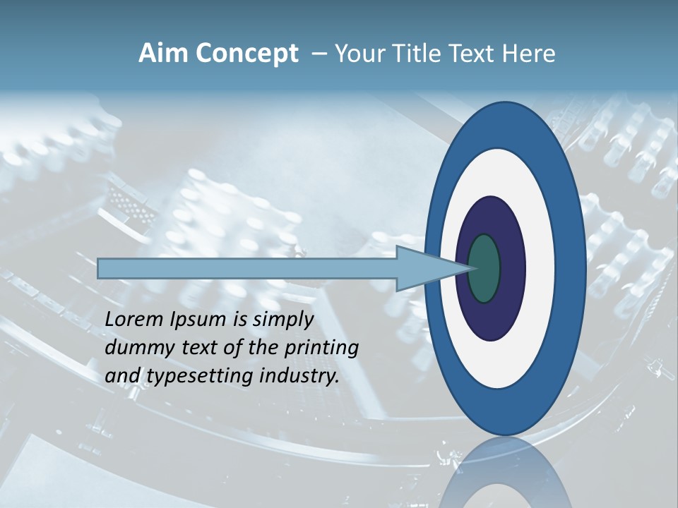 Bottle Frame Transportation PowerPoint Template