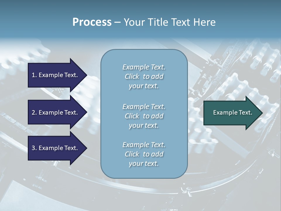 Bottle Frame Transportation PowerPoint Template