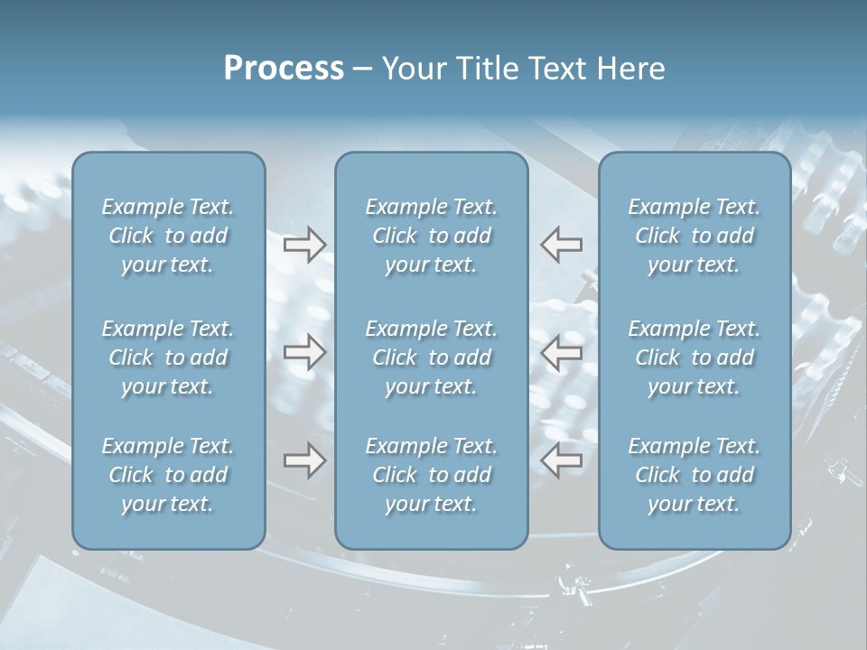 Bottle Frame Transportation PowerPoint Template