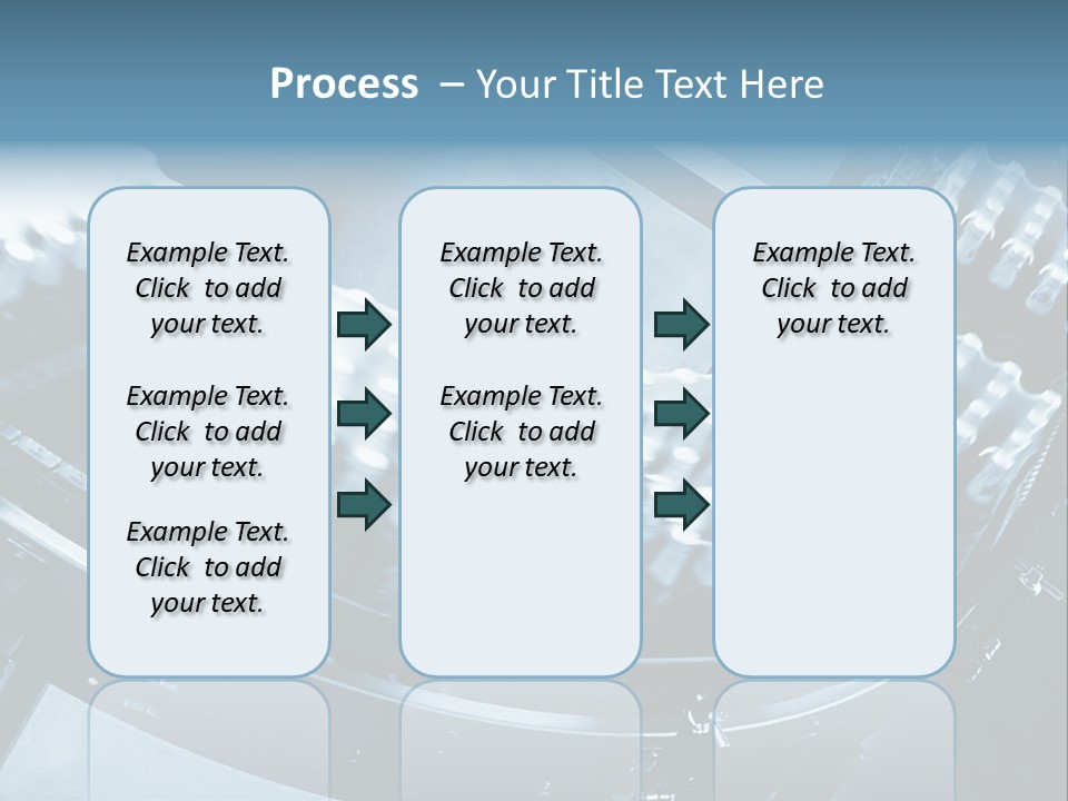 Bottle Frame Transportation PowerPoint Template