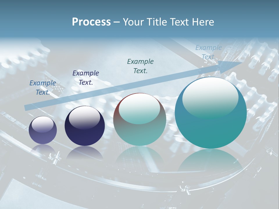 Bottle Frame Transportation PowerPoint Template