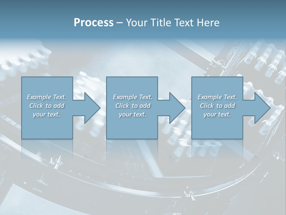 Bottle Frame Transportation PowerPoint Template