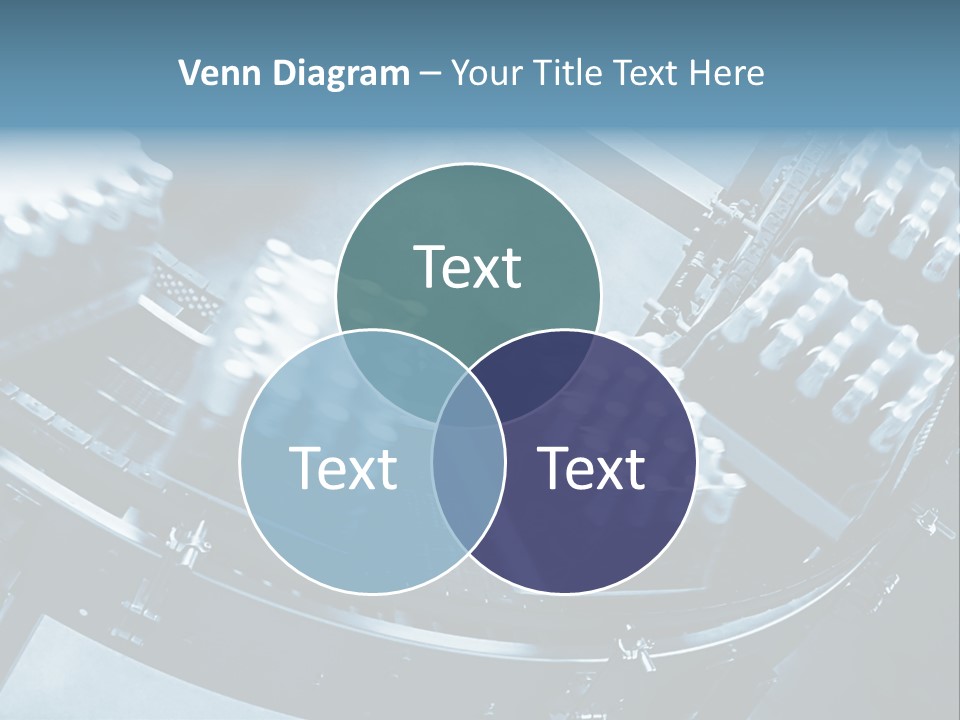 Bottle Frame Transportation PowerPoint Template