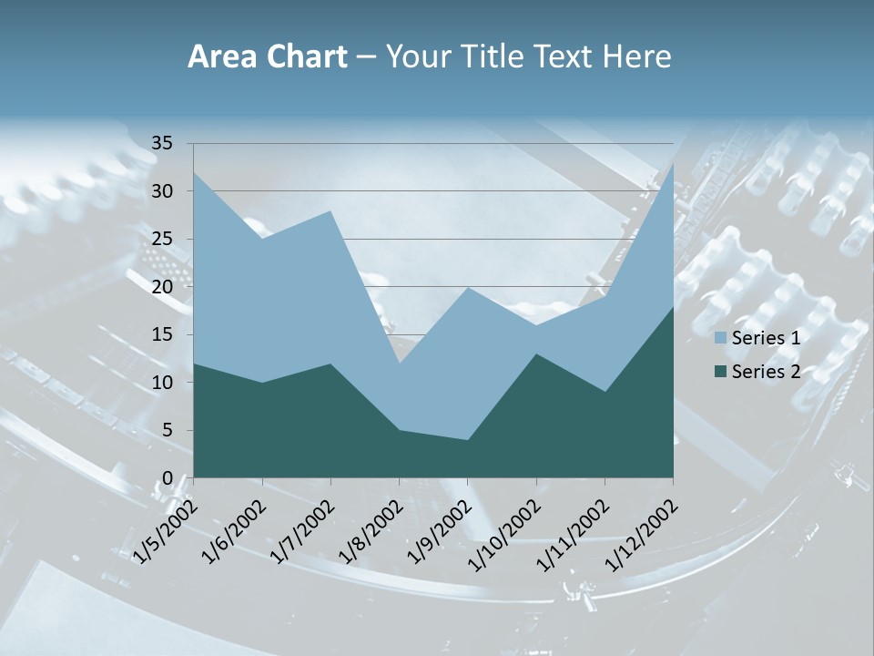 Bottle Frame Transportation PowerPoint Template