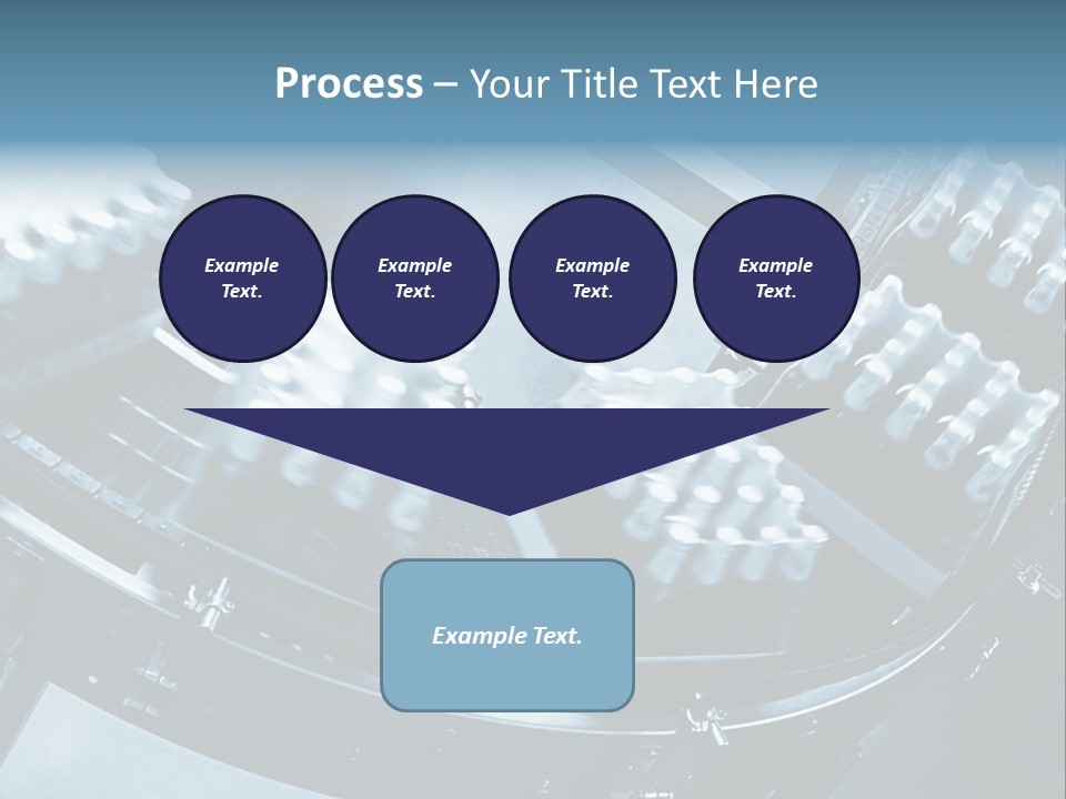 Bottle Frame Transportation PowerPoint Template