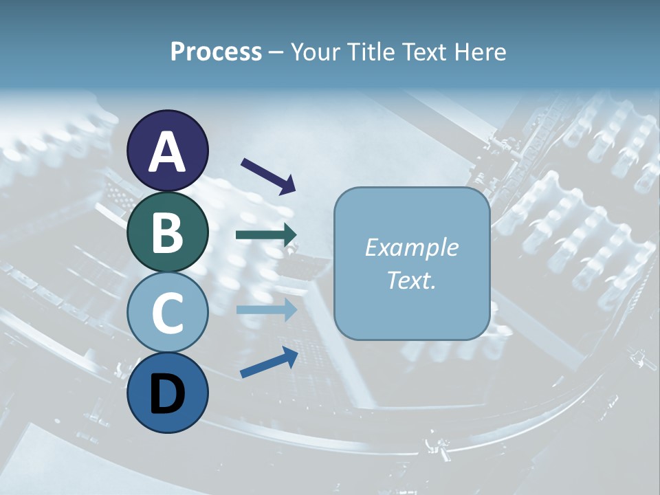 Bottle Frame Transportation PowerPoint Template