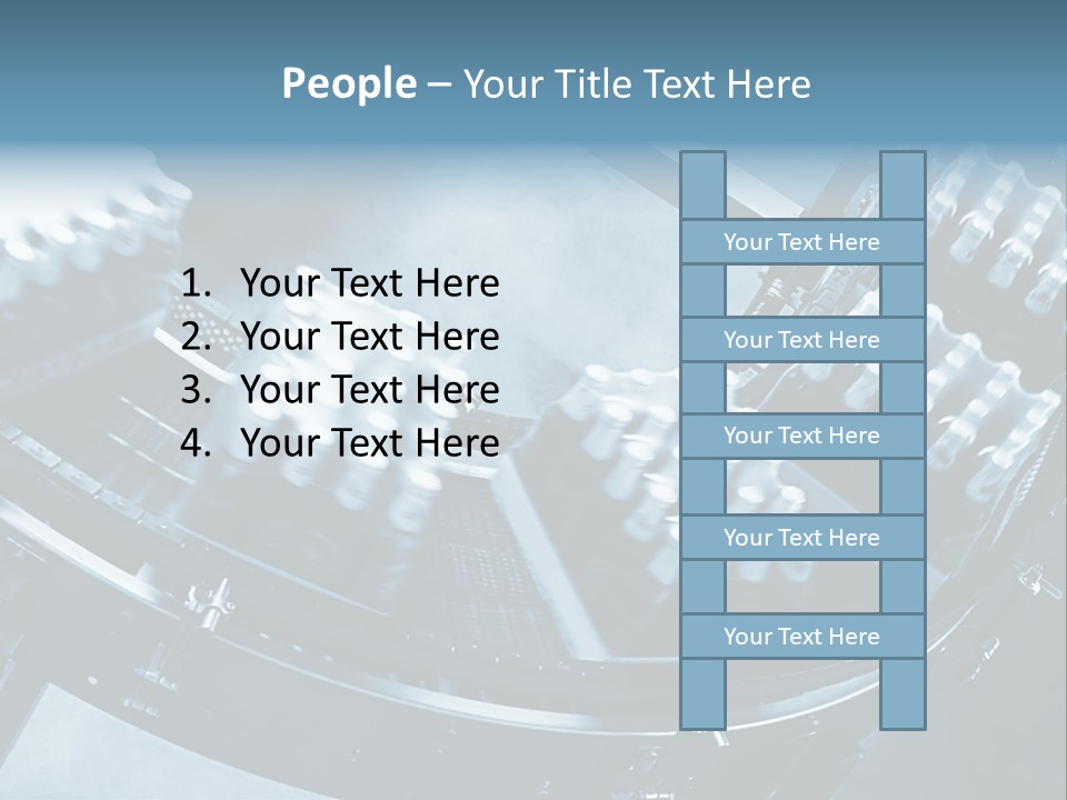 Bottle Frame Transportation PowerPoint Template