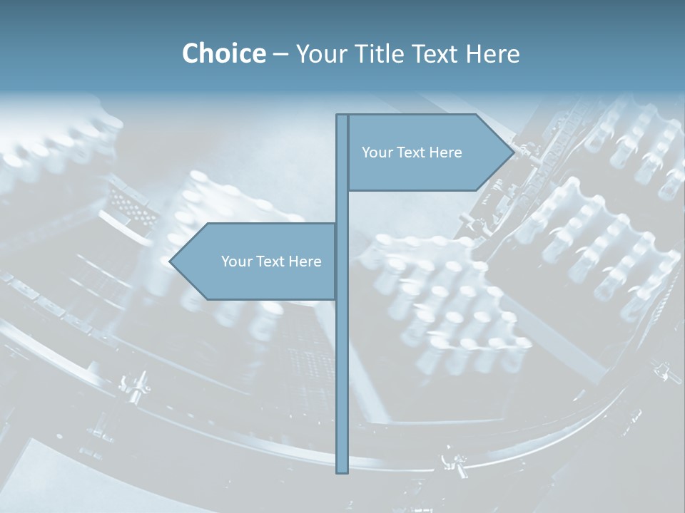 Bottle Frame Transportation PowerPoint Template
