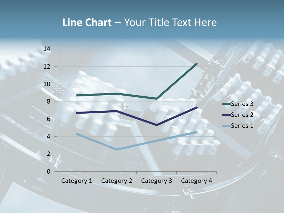 Bottle Frame Transportation PowerPoint Template