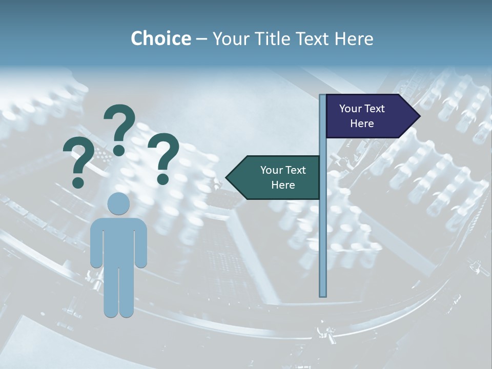 Bottle Frame Transportation PowerPoint Template