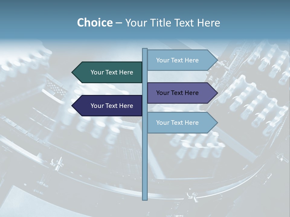 Bottle Frame Transportation PowerPoint Template
