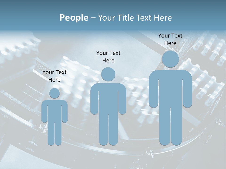 Bottle Frame Transportation PowerPoint Template