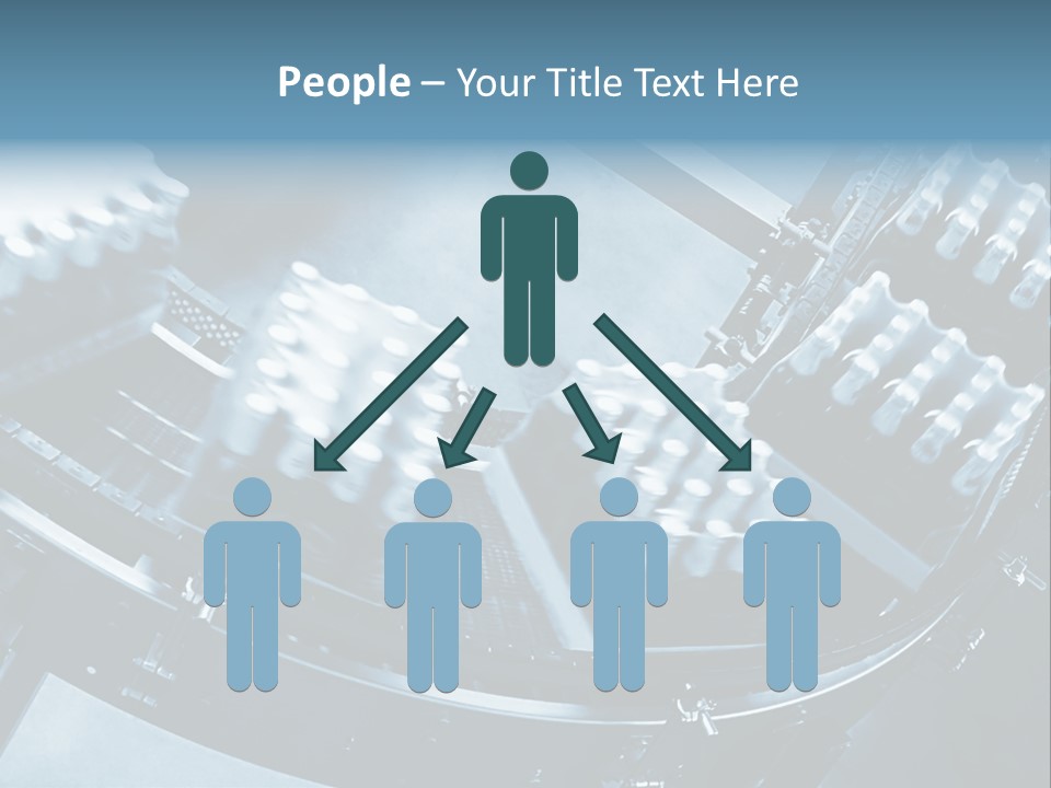 Bottle Frame Transportation PowerPoint Template