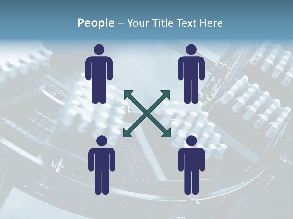 Bottle Frame Transportation PowerPoint Template