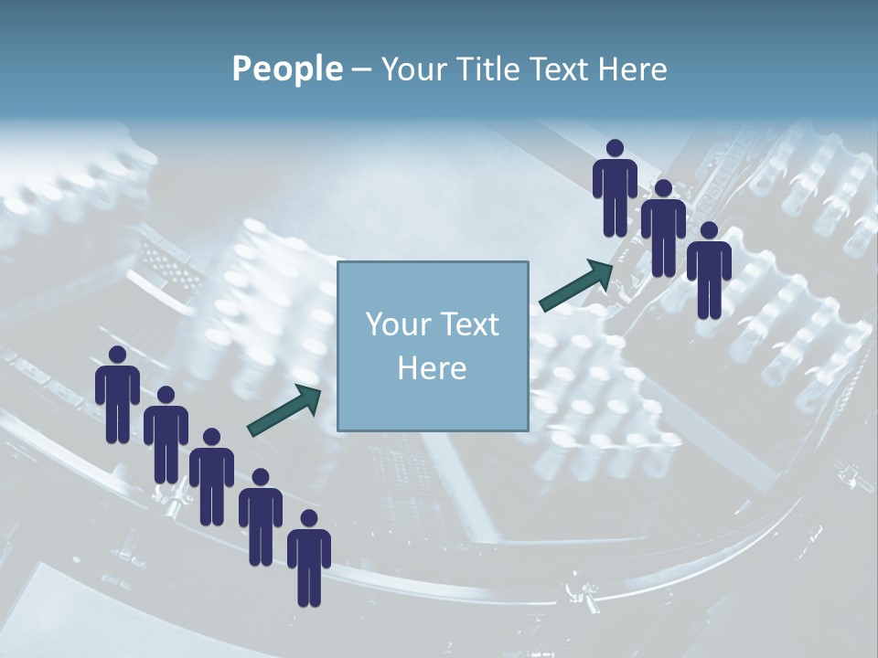 Bottle Frame Transportation PowerPoint Template