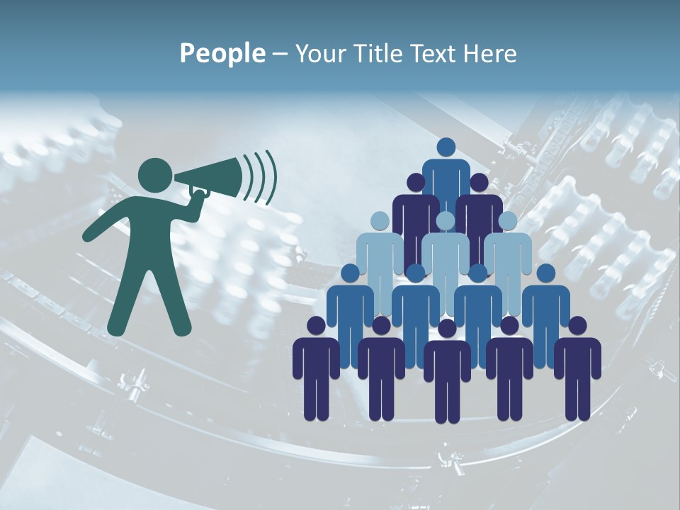 Bottle Frame Transportation PowerPoint Template