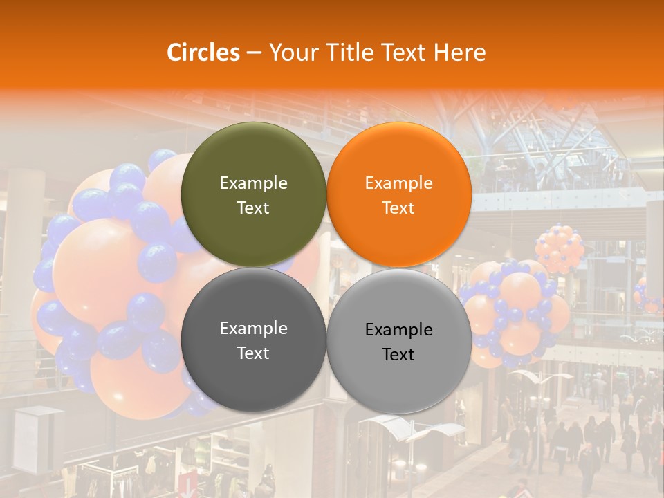 Consumption Crowd Illumination PowerPoint Template