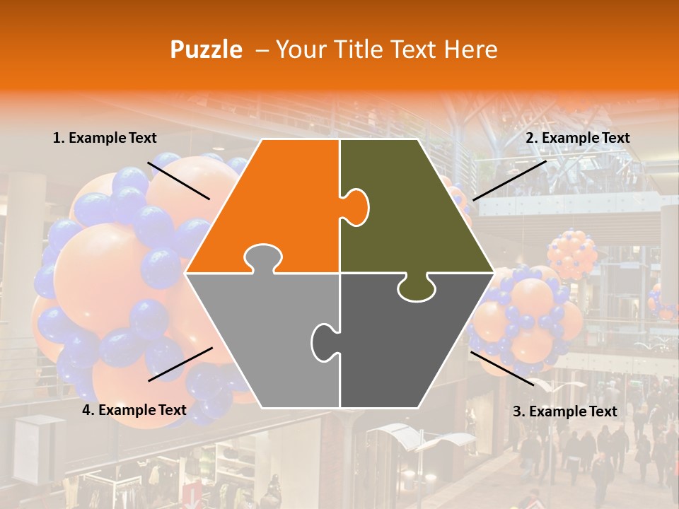 Consumption Crowd Illumination PowerPoint Template