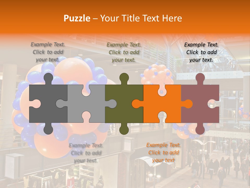 Consumption Crowd Illumination PowerPoint Template