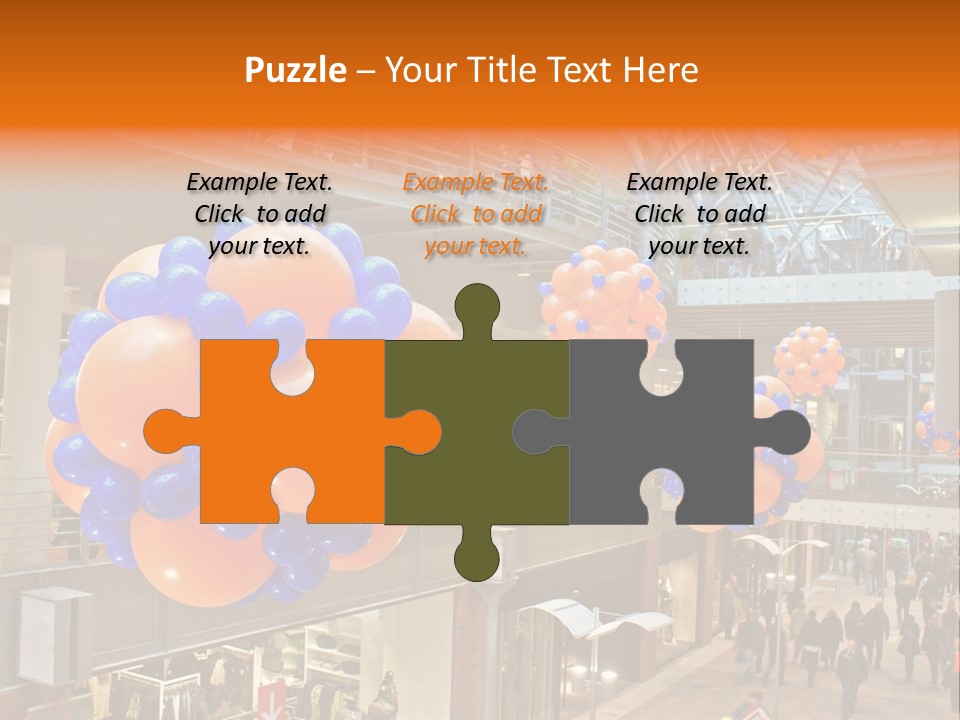 Consumption Crowd Illumination PowerPoint Template