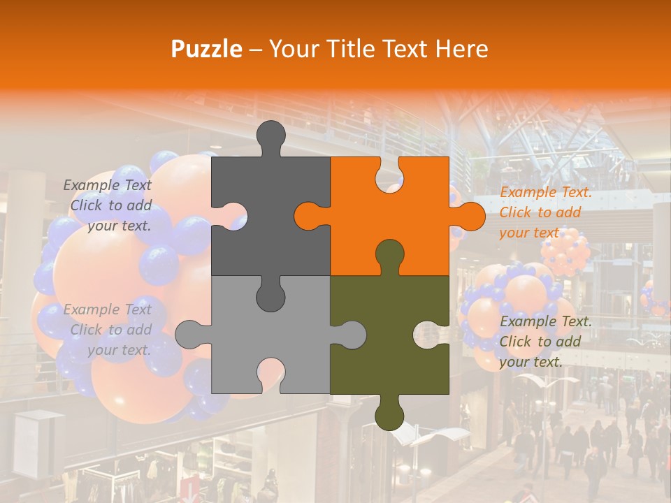 Consumption Crowd Illumination PowerPoint Template