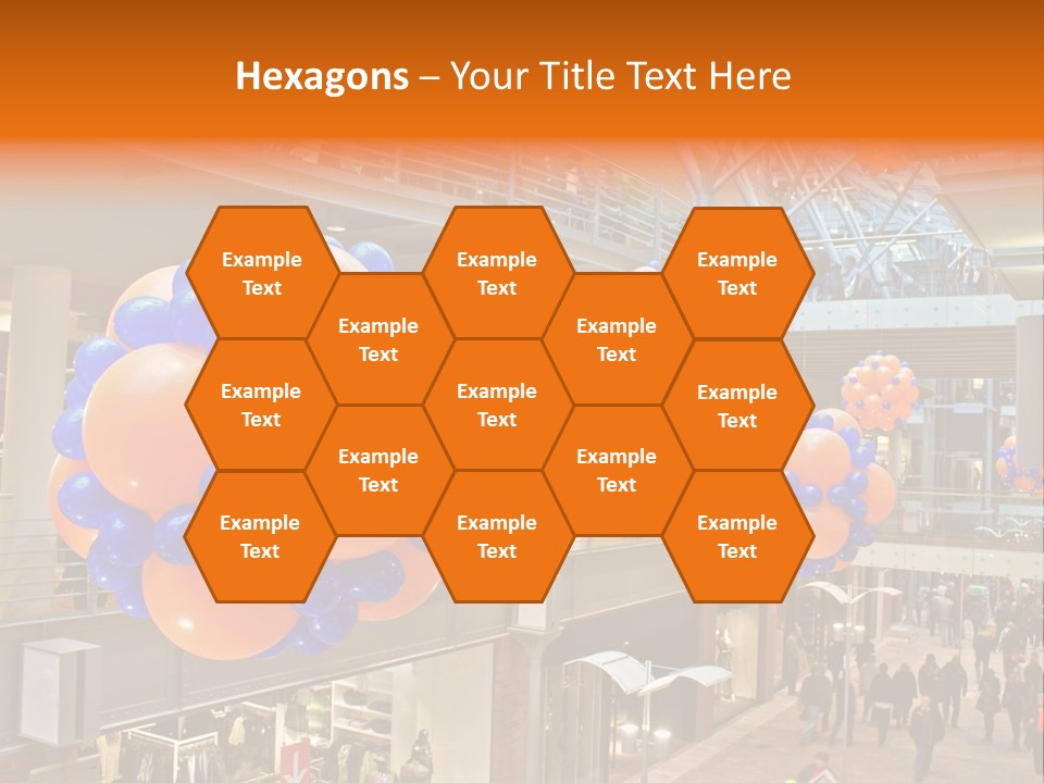 Consumption Crowd Illumination PowerPoint Template