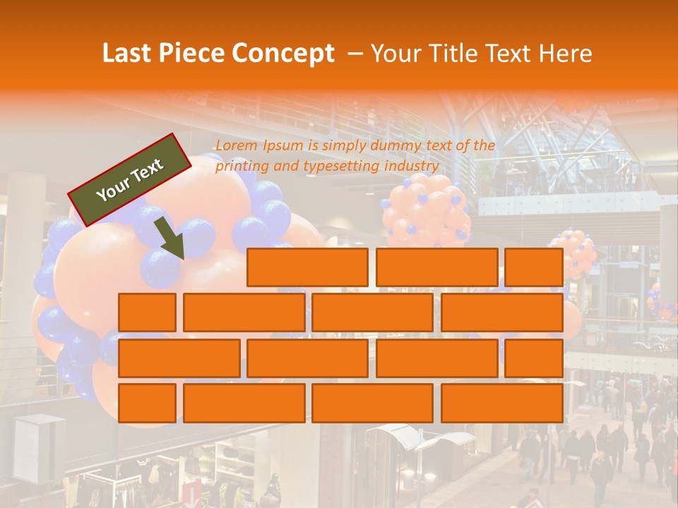 Consumption Crowd Illumination PowerPoint Template